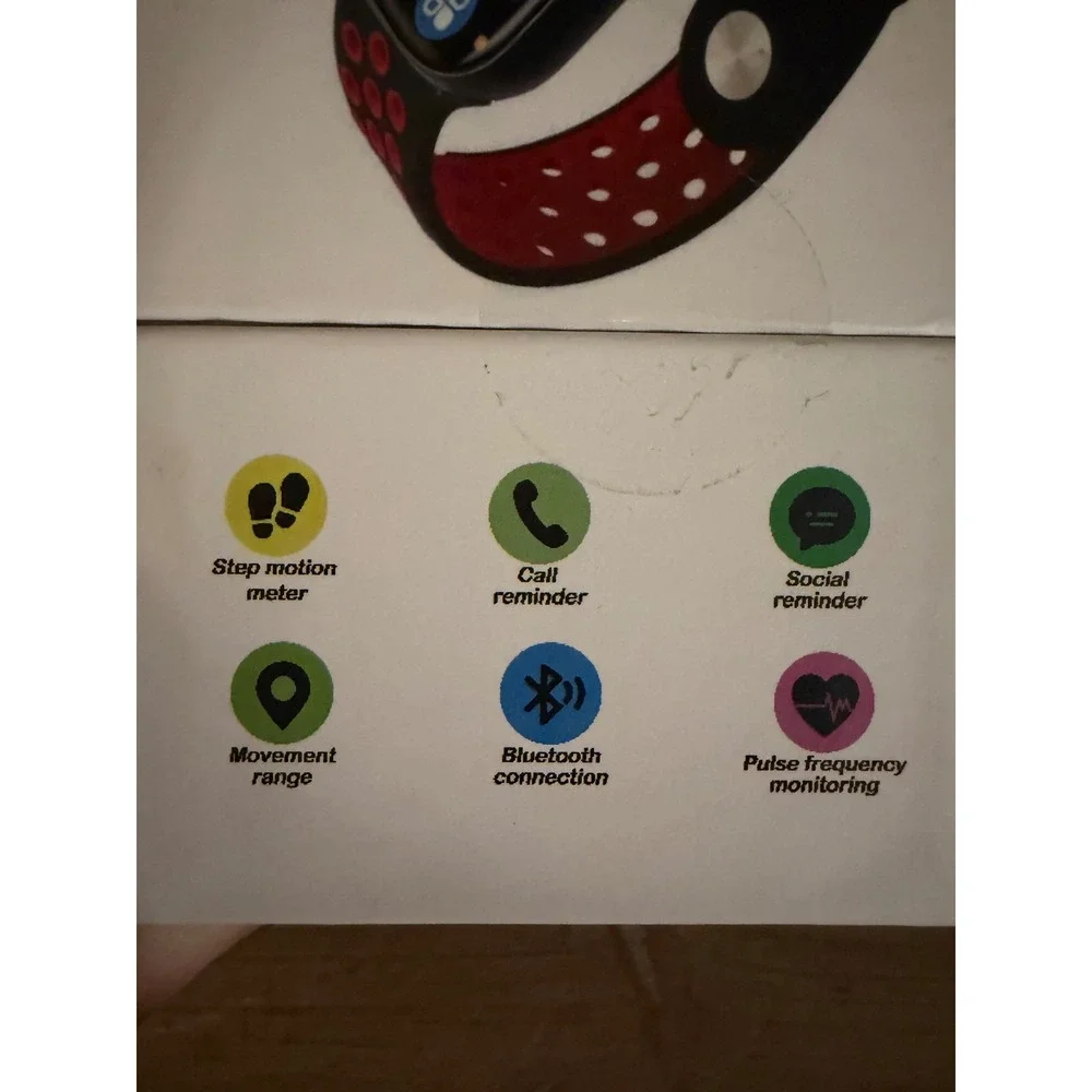 iSMART Smartwatch Android iOS Compatible Bluetooth Fitness Tracker‎